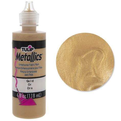 tulip metallics dimensional fabric paint